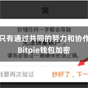 只有通过共同的努力和协作Bitpie钱包加密